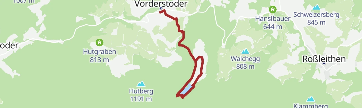 Route map: Schafferteich